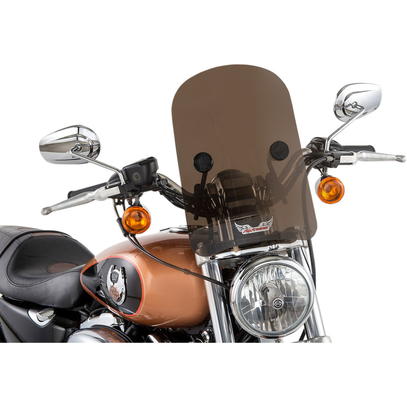Slipstreamer Tombstone Windshield - HD-3-SMOKE For Harley Motorcycles 1988-2025 | Honda Motorcycles 1992-2025 | Suzuki Motorcycles 1999-2025
