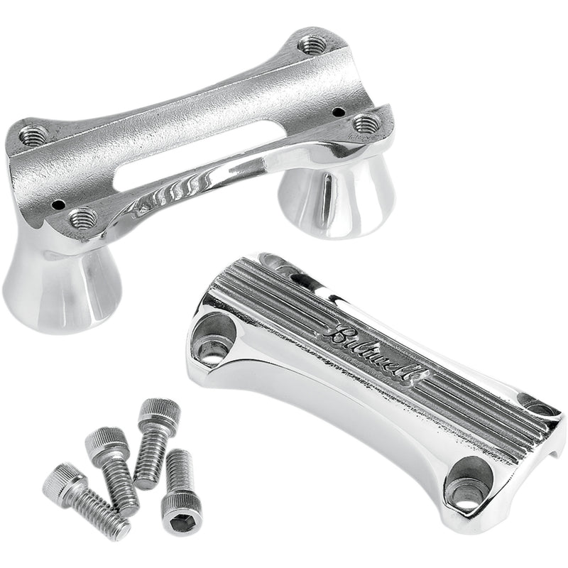 BILTWELL 0602-0569 6402-302-02 2" Thunder Handlebar Riser Risers - Thunder - 2" - Polished
