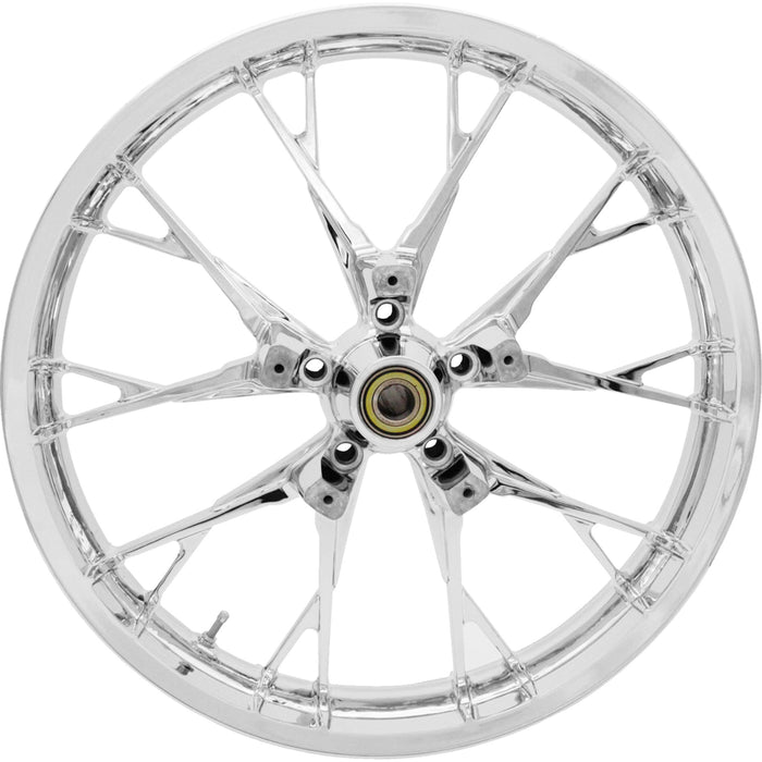 COASTAL MOTO 0201-2392 3D-MAR213CH07 Marlin Precision Cast 3D Front Wheel - Marlin - Dual Disc/No ABS - Chrome - 21"x3.50"