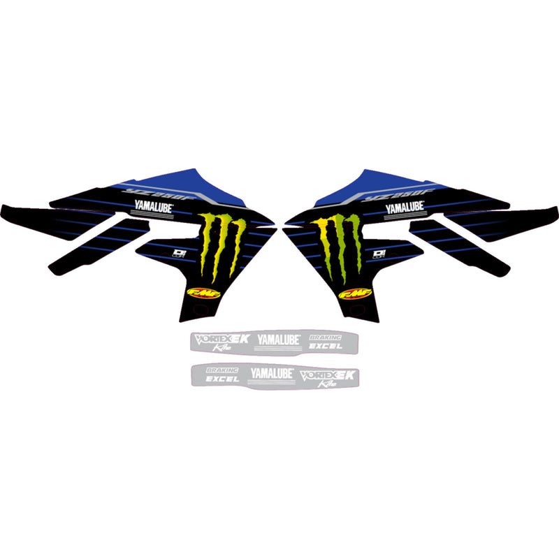 D'cor Visuals Graphic Kit - 10-50-402 Yamaha YZ 250 2019-2022