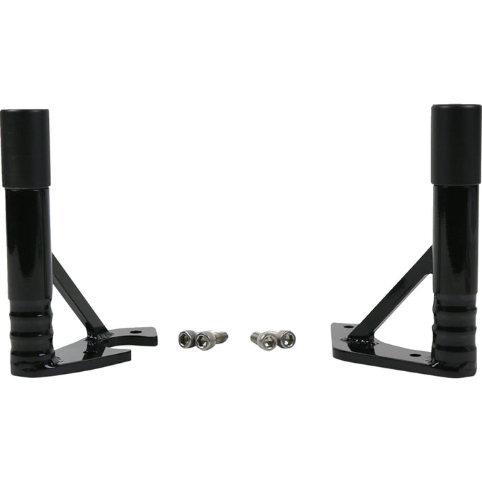 KODLIN USA 0505-2346 K59513 M8 Softail Rear Guards - Frame Guards - Rear - Black - Softail