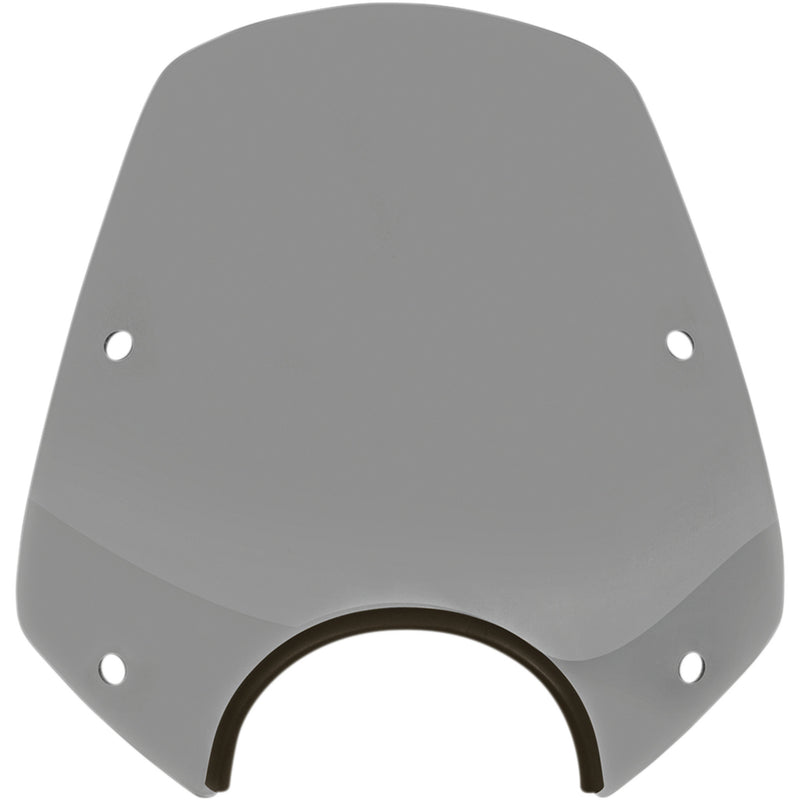 MEMPHIS SHADES 2311-0084 MEP50112 Del Rey Sportshield - Del Rey Windshield - Black Smoke
