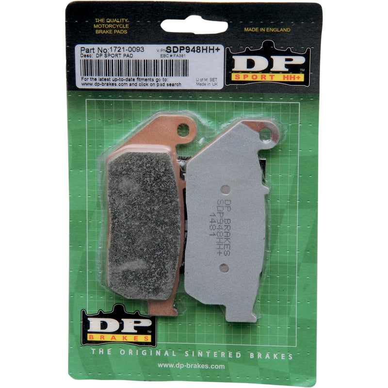 Dp Brakes Brake Pad - SDP948HH For Harley Sportster 2004-2013