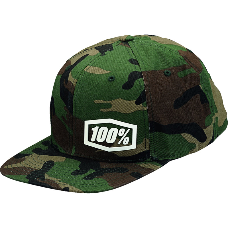 100% 2501-3875 20044-00008 Machine Snapback Hat camouflage - one size