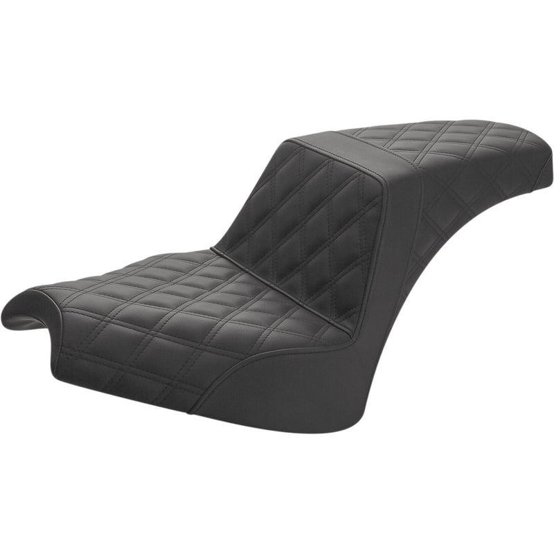 Saddlemen Step-Up Seat Full Lattice Stitch Black Chief - I21-04-175 For Indian 2022-2025