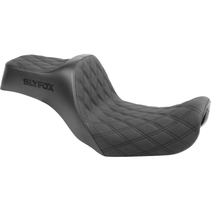 Slyfox Highnoon Seat - 4694C-SlyFox For Harley Motorcycles 2006-2017