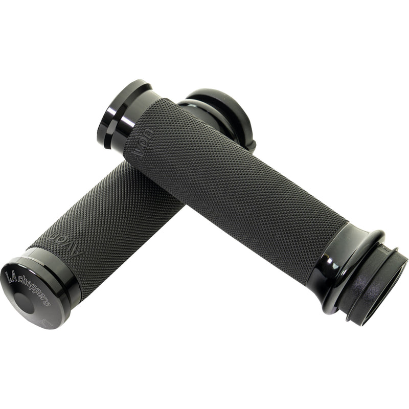 La Choppers County Line Grips - LA-7493-00B For Harley Motorcycles 2008-2023