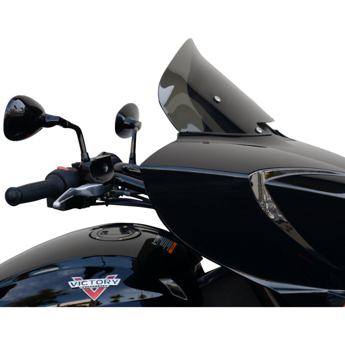 WIND VEST 2312-0368 64-1040 Gun Smoke Windscreen Windshield - Dark Smoke - 10" - Victory