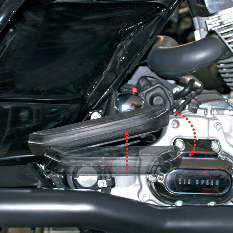 La Choppers Relocation Bracket - LA-7090-06 For Harley Touring 1993-2009