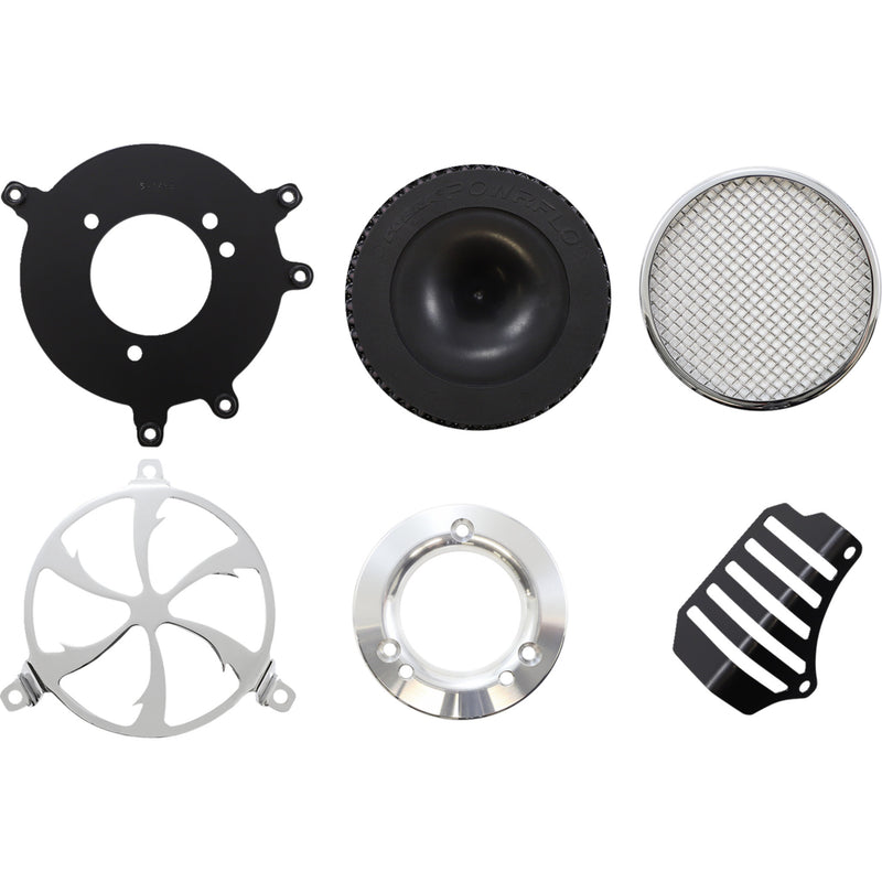 Cobra Cobra Swept Air Cleaner - 606-0104-01-SB For Harley Softail 2018-2022