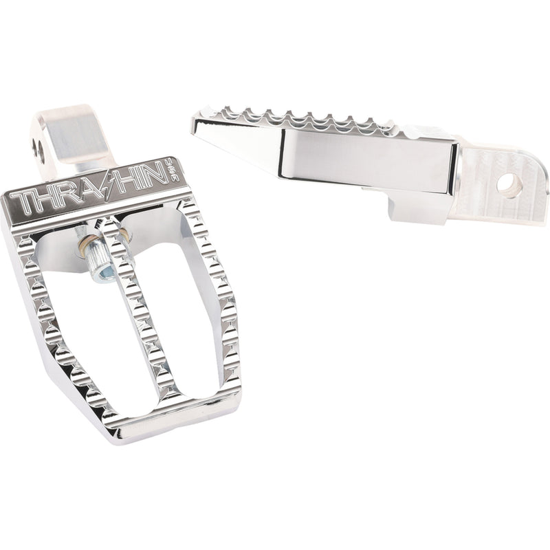 THRASHIN SUPPLY CO. 1620-2616 TSC-2019-3-SR Militant Footpegs - Rear - Chrome