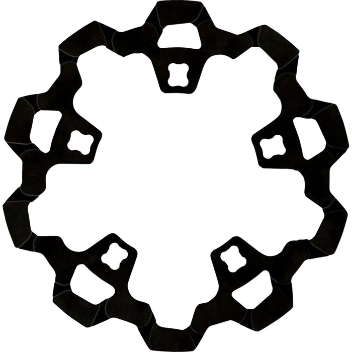 LYNDALL RACING BRAKES LLC 1710-4489 3-231-2 Brake Rotor Rotor with Gas Slots - Prodigy/Enforcer - Black - 11.8"