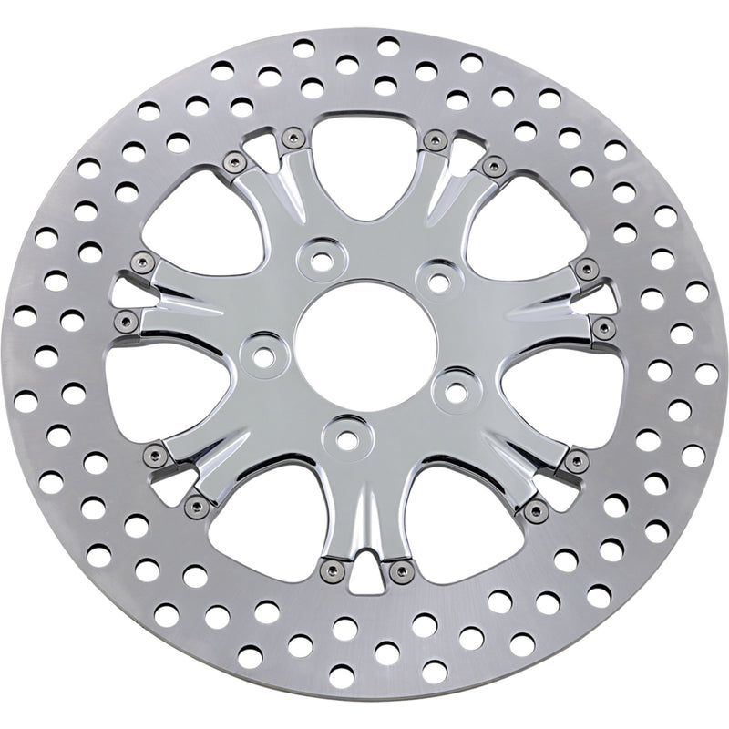 Performance Machine (pm) Paramount Brake Rotor - 0133-1522HEAS-CH For Harley Motorcycles 2000-2014