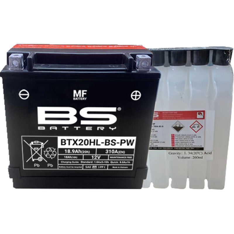 Bs Battery BTX Battery - 300821 For Yamaha Watercraft 2005-2023 | Arctic Cat Tigershark 770 1997-1999 | Sea-Doo 3D 780 2003-2007