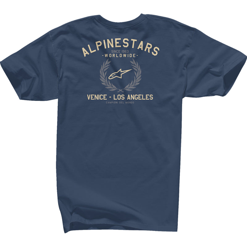 ALPINESTARS 3030-23021 12137258070XXL Wreath T-Shirt navy - 2xl