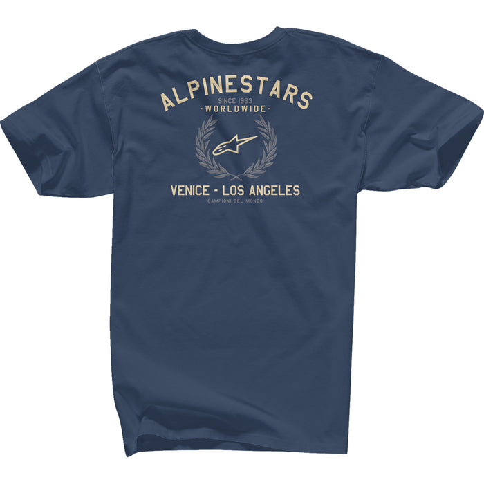 ALPINESTARS 3030-23020 12137258070XL Wreath T-Shirt navy - xl