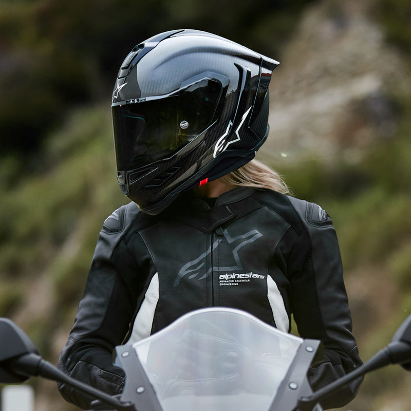 ALPINESTARS Supertech R10 Helmet Solid - Carbon Black