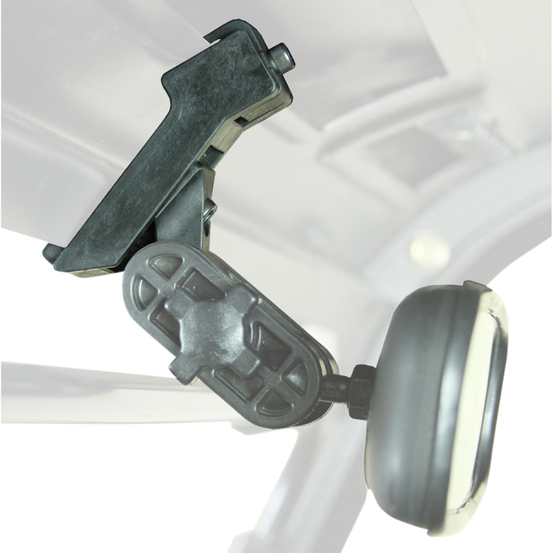 ATV-TEK 2317-0324 PVMIR2 Center Mirror or Sun Visor Adapter Adapter - Mirror/Rear View - Sun Visor/Roll Cage - Black