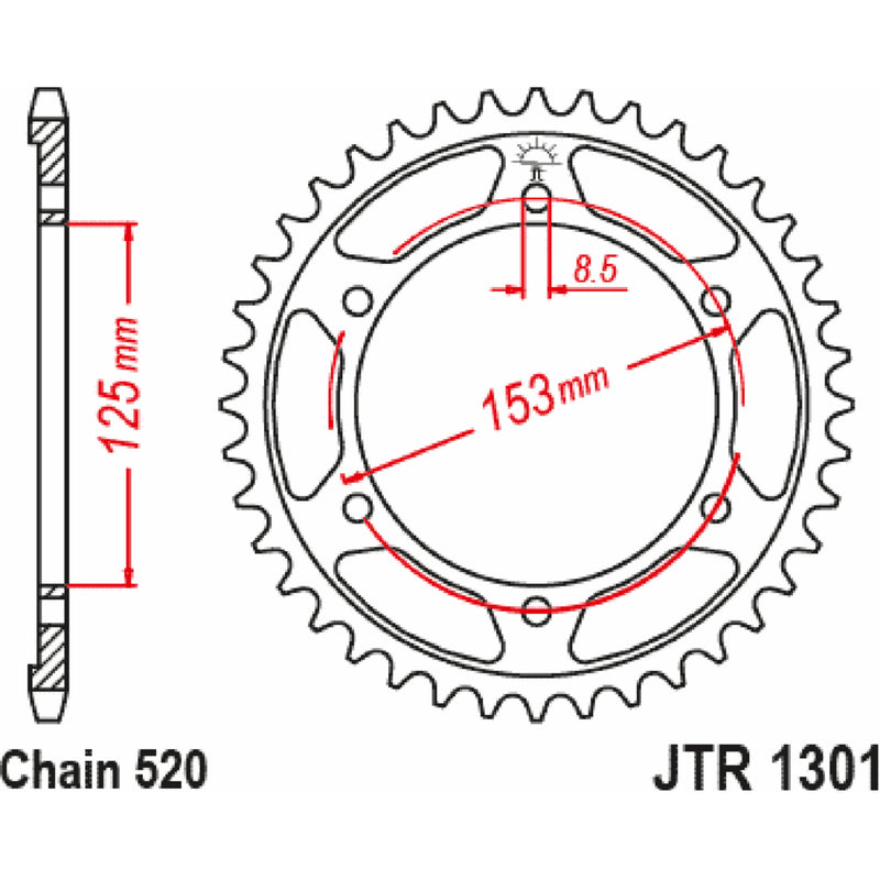 JT Sprockets Sprocket - JTR1301.42 Honda CRF 300 2021-2023