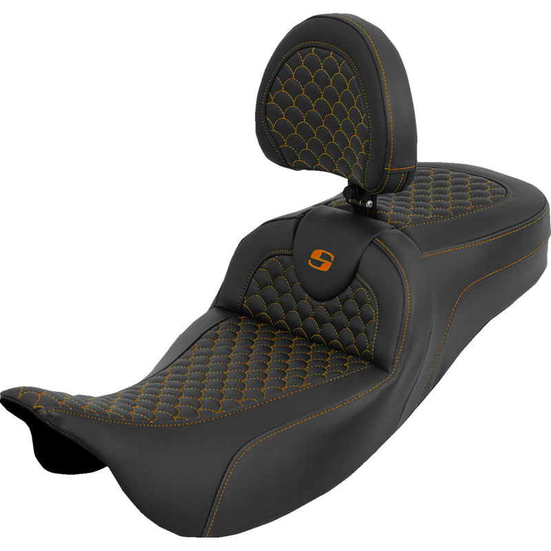 Saddlemen Roadsofa™ Seat - 808-07B-209B3 For Harley Touring 2008-2025