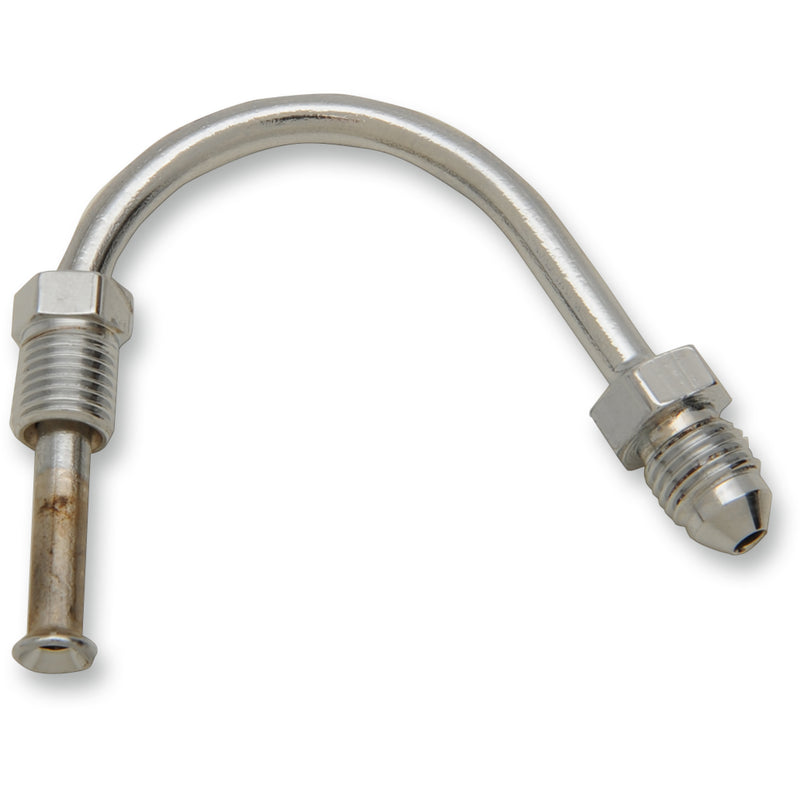 DRAG SPECIALTIES DS098284 Chrome Steel Inverted Flare #3 Male Fitting - 3/8-24 Inverted Flare - 150°