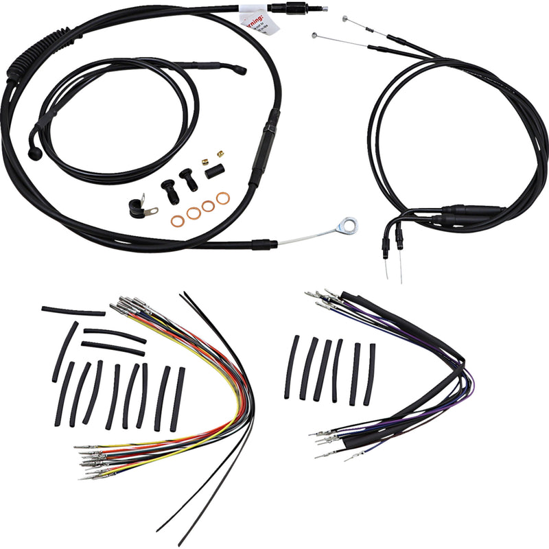 Burly Brand Complete Cable Kit - B30-1009 For Harley Softail 2000-2006