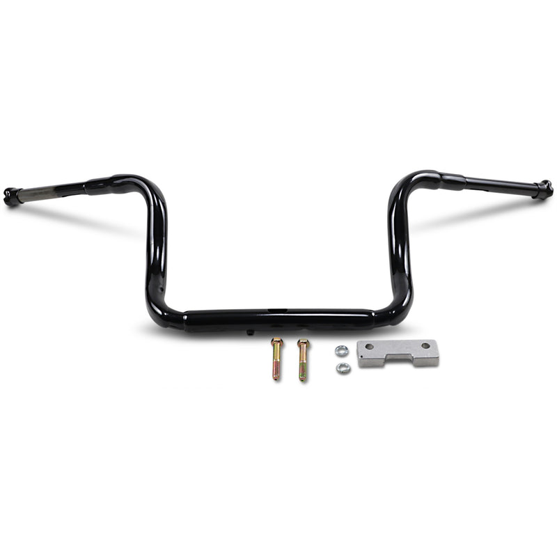 LA Choppers 1-1/2" Grande Touring Ape Hanger Handlebar 12" Black - LA-7322-12B For Harley Touring 2014-2022