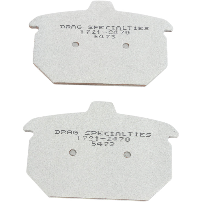 DRAG SPECIALTIES 1721-2470 Sintered Metal Harley/Buell Brake Pads Sintered Brake Pads - Harley-Davidson