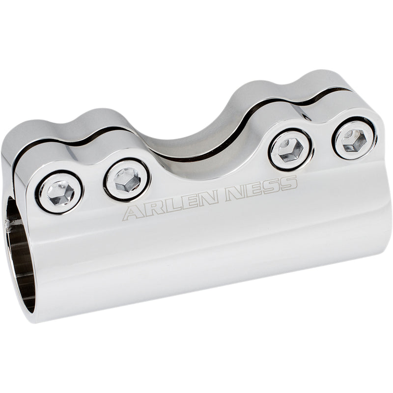 ARLEN NESS 0603-0786 08-051 Modular Adjustable Handlebar Clamp for 1" and 1-1/4" Handlebars - Chrome