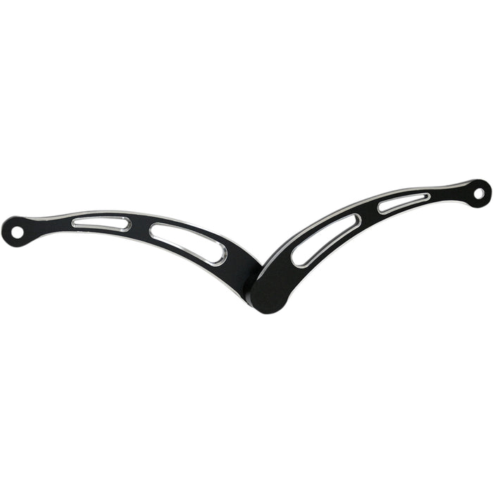 ACCUTRONIX 1602-0977 FLHT-SN Extended Shifter Lever Heel/Toe Shifter - Slotted - Black