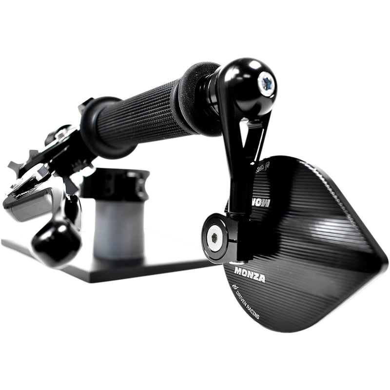 DRIVEN RACING 0640-1305 DMBEM-BK MONZA Mirror Mirror - MONZA - Side View - Cat Eye - Black