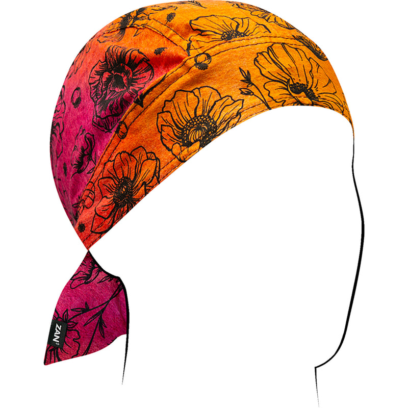ZAN HEADGEAR 2504-0586 Z210 Flydanna® Head Wrap sunset poppies