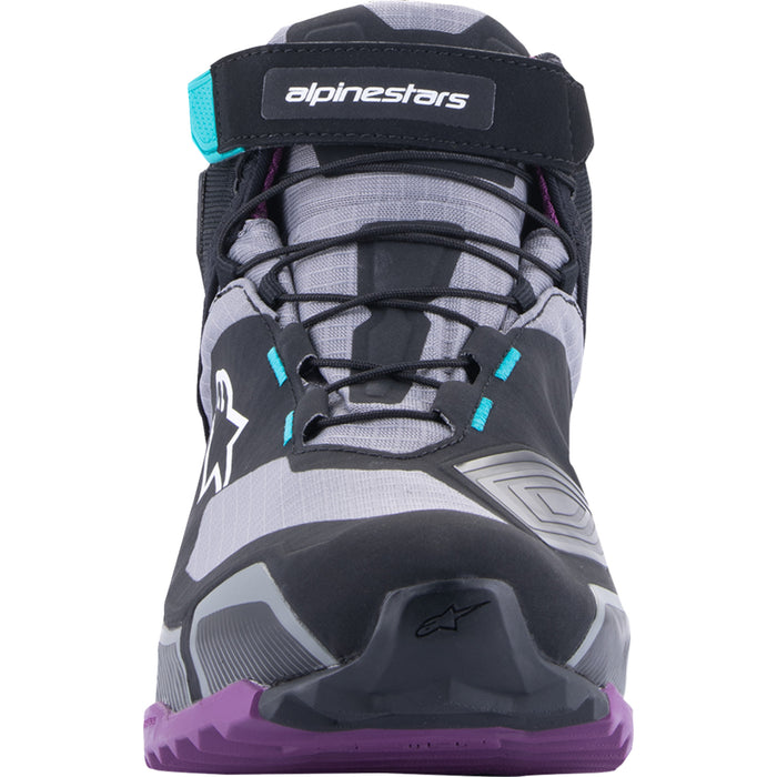 ALPINESTARS 3405-3240 261152313709 Stella CR-X Drystar® Shoes black/gray/teal/purple - us 9