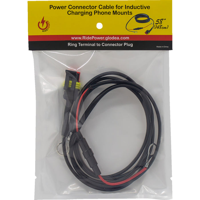 RIDEPOWER 3807-0658 RPWIRELSSCBLE58 Inductive Phone Mount Quick Disconnect 58" Power Cable Power Connector Cable - Quick Disconnect - 58"