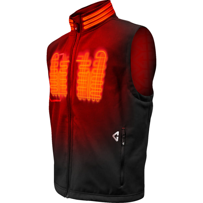 GERBING HEATED CLOTHING 2830-0714 GERTVST7VMBXXL 7V Torrid Softshell Heated Vest 2.0 black - 2xl