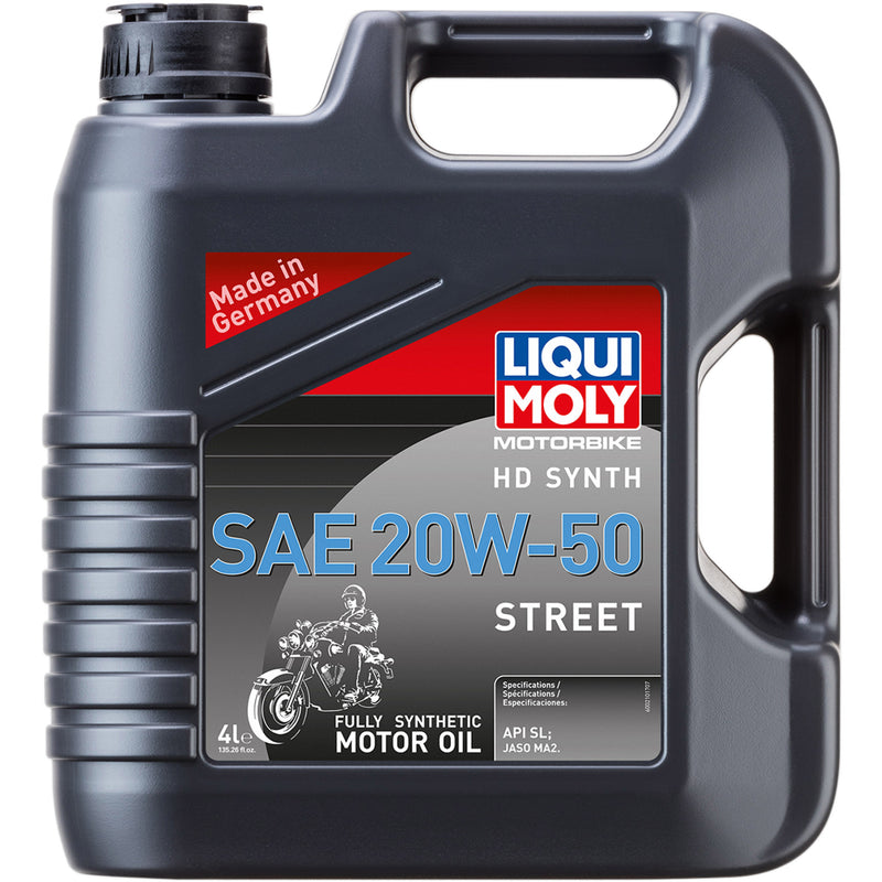 LIQUI MOLY 3601-0677 20102 H-D® Fully Synthetic 4T Street Oil H-D® Synthetic 4T Street Oil - 20W-50 - 4 Liter