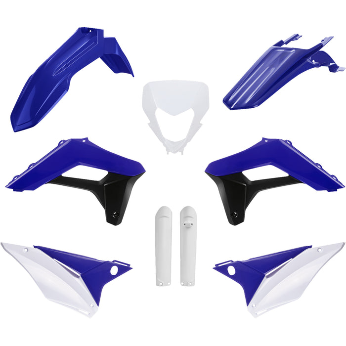 POLISPORT 1403-4077 91381 Body Kit full  - blue /white - sherco