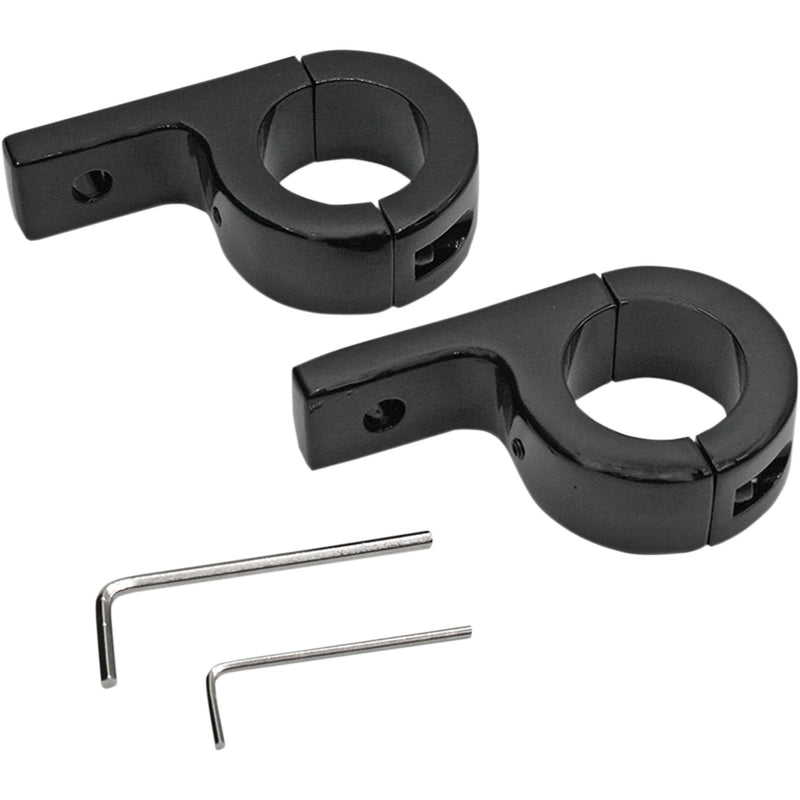 CUSTOM DYNAMICS 2040-2345 PB-125-B Mount Kit for 1-1/4" tube - gloss black