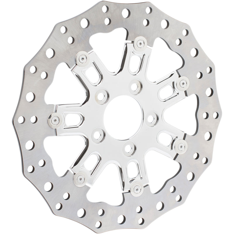 Arlen Ness 7-Valve Brake Rotor - 33-10302-202 For Harley Motorcycles 2006-2022