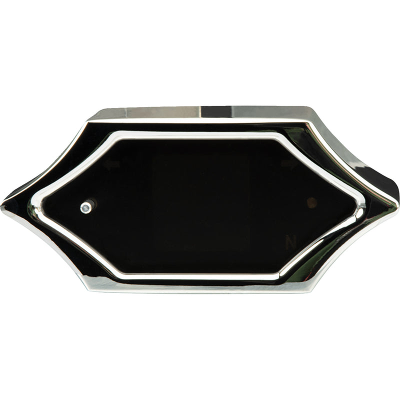 DAKOTA DIGITAL 2210-0679 MLX-5200 MLX-5000 Series Universal Gauge - Handle Bar Mount Speedometer - With Signals - Spiked - Chrome