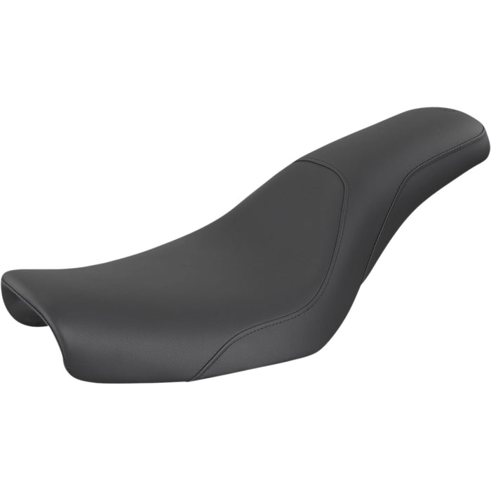 SADDLEMEN 0803-0677 896-04-047 Profiler™ Seat - Black - Smooth - FXD '96-'03