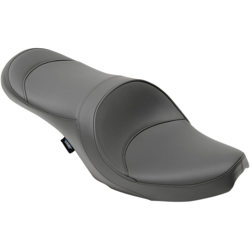 Drag Specialties 2-Up Double Bucket Vinyl Seat Double Bucket Seat Smooth FX FL - 0805-0122 For Harley Motorcycles 1966-1984