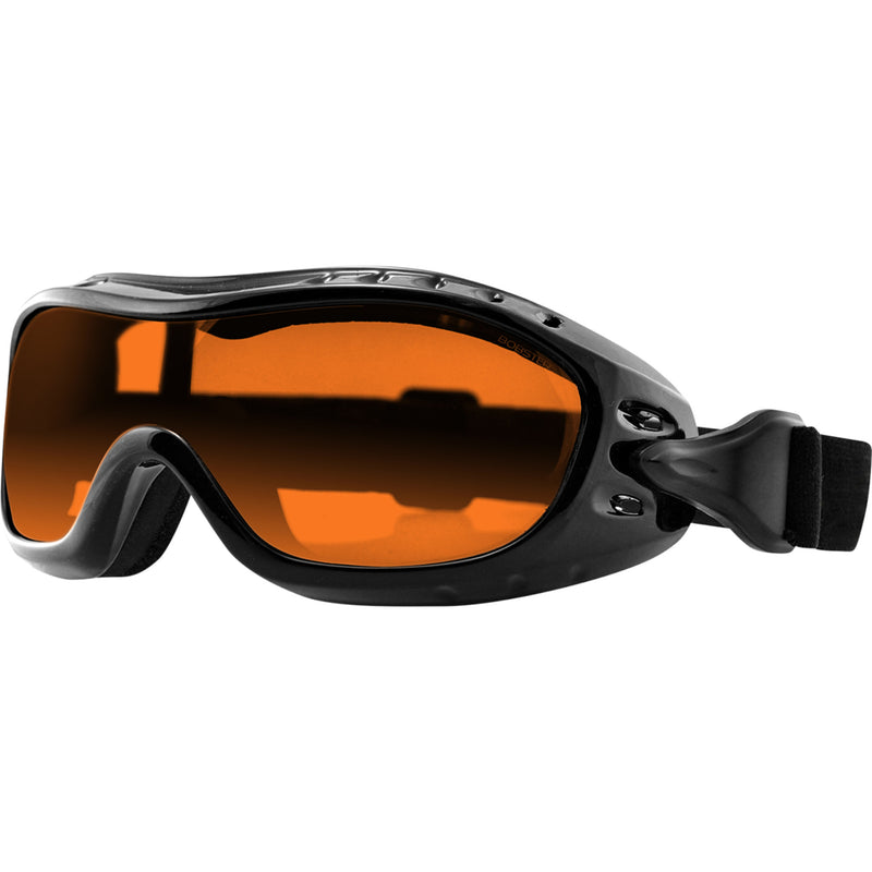 BOBSTER 2610-1399 BHAWK01A Night Hawk Goggles black/amber