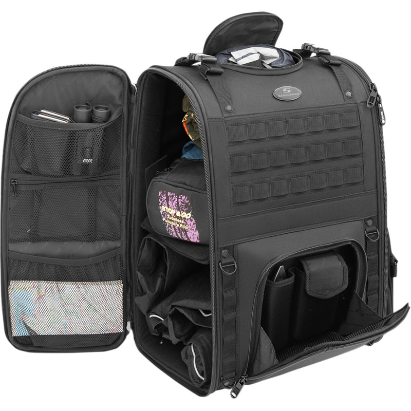 SADDLEMEN  3515-0200 EX000040AS3500 Tactical Sissy Bar Bag