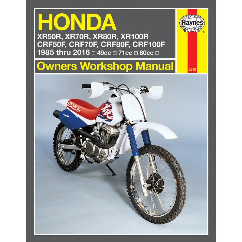 Haynes Service Manual - M2218 Honda XR100R / XR80R / CRF80F / CRF100F 1985-2016