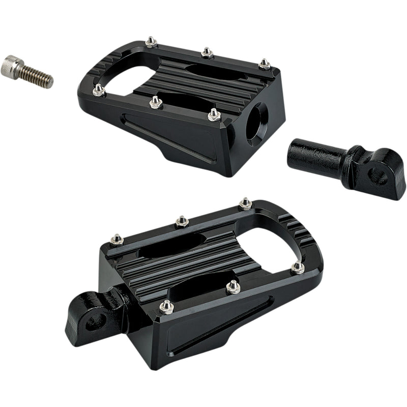 Biltwell Punisher Footpeg Classic Black - 7005-203-01 For Harley Softail 2018-2020