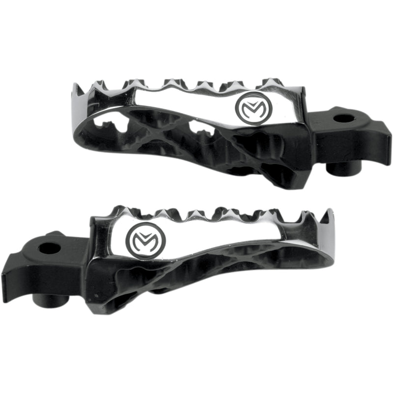 Moose Offroad Hybrid Footpegs - STCRF-5BX For Honda CRF100F / CRF50F / CRF70F 2004-2025 | Kawasaki 650 1987-2017