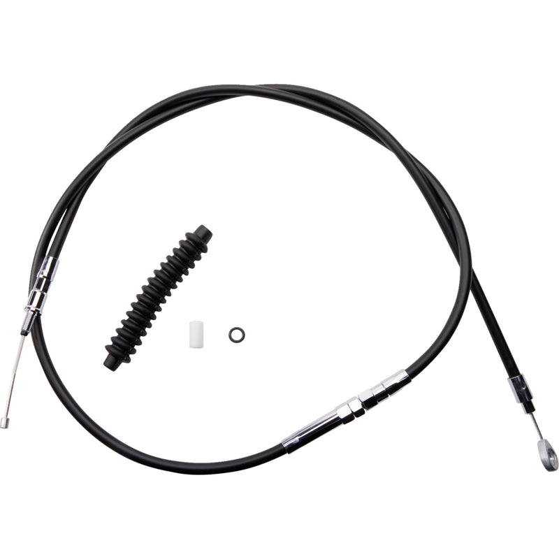 Drag Specialties High-Efficiency Black Vinyl Clutch Cable /16" For Harley Touring 2007