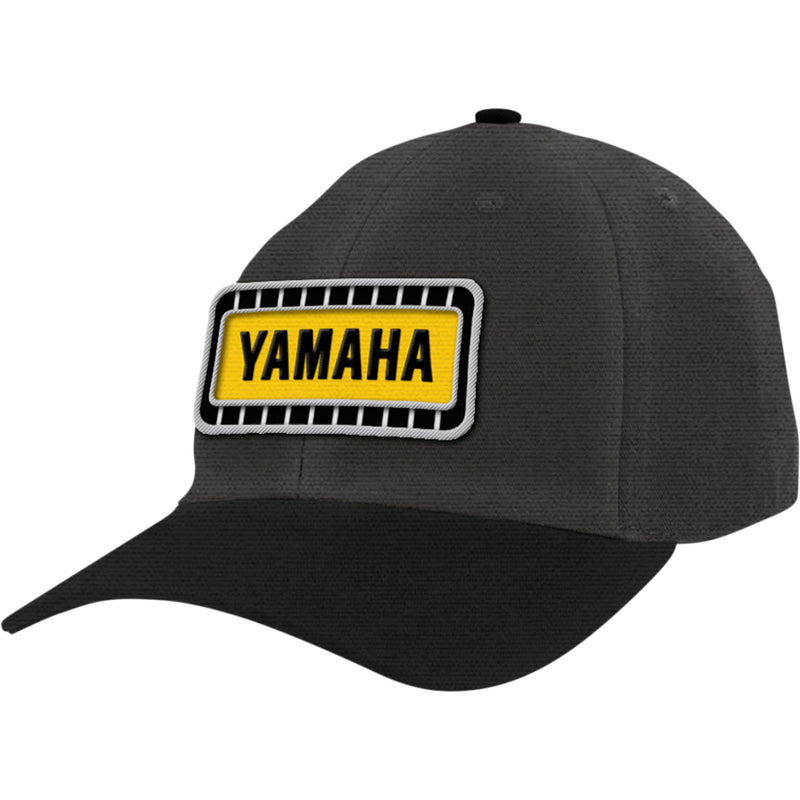 YAMAHA APPAREL 2501-3913 NP21A-H2691 Yamaha Curved Bill Hat Yamaha Vintage Patch Hat - Gray