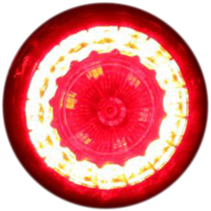 CUSTOM DYNAMICS 2020-1740 PB-UNV-RTS-RR-C ProBEAM® Universal LED Bullet Bezel Turn Signals ProBEAM® Universal Turn Signals - Chrome/Red